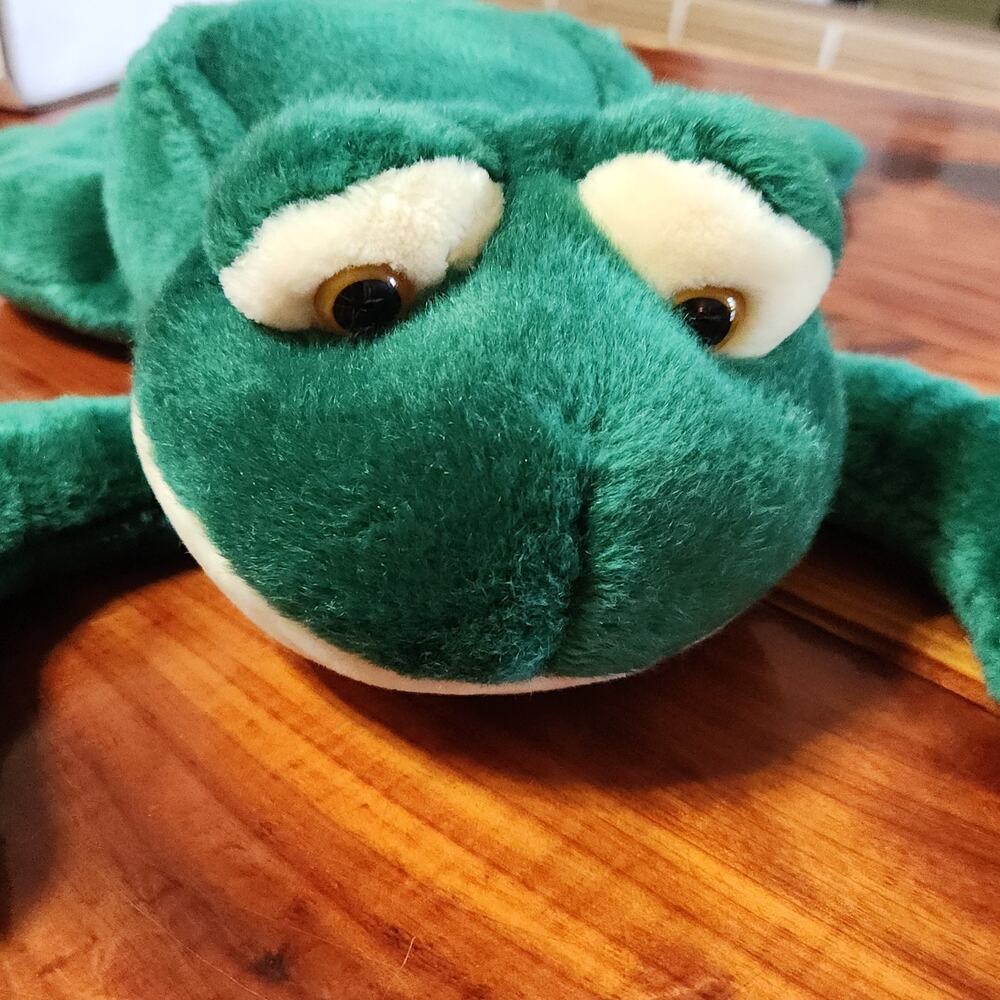 Vintage Russ Tree Frog Plush Fleegle Stuffed Animal Toy Pet Soft Cuddling - Picture 3 of 9